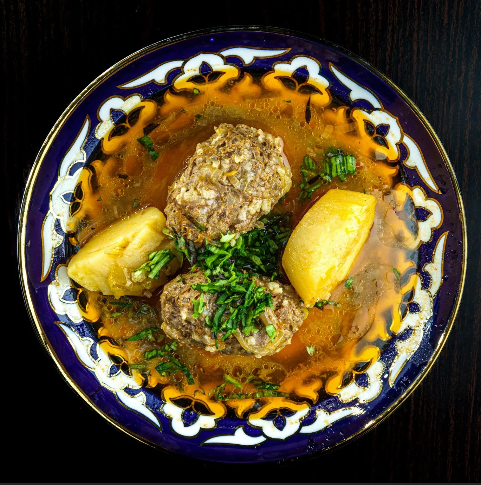Kofta with herbs from Urgut Osh Markazi